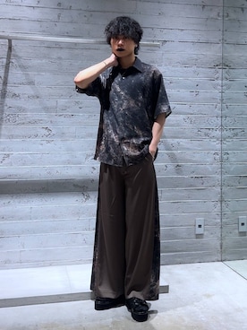 「HARE（ハレ）のアイテム（リング）」を使った、Yuukiさん（メンズ・178cm）の夏コーディネート
