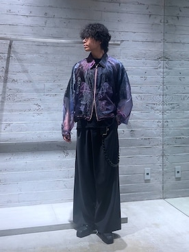 「HARE（ハレ）の【MADE IN JAPAN】BANBOOブレス(HARE)（ブレスレット、シルバー系）」を使った、Yuukiさん（メンズ・178cm）の夏コーディネート