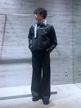 「HARE（ハレ）のアイテム（タンクトップ）」を使った、Yuukiさん（メンズ・178cm）の秋コーディネート