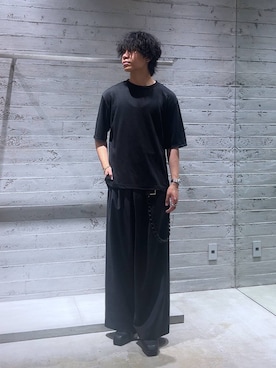 「HARE（ハレ）の【MADE IN JAPAN】BANBOOブレス(HARE)（ブレスレット、シルバー系）」を使った、Yuukiさん（メンズ・178cm）の夏コーディネート