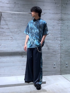 「HARE（ハレ）のアイテム（リング）」を使った、Yuukiさん（メンズ・178cm）の夏コーディネート