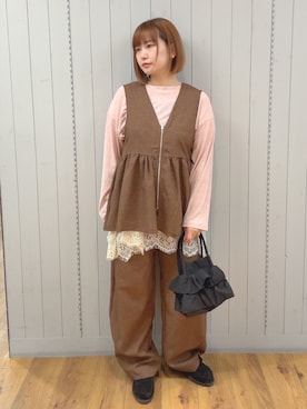 misato3333さん(レディース・155cm)の秋コーディネート