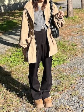 「アイテム（サンダル）」を使った、miyukichi0921さん（レディース・155cm・20代）の秋コーディネート