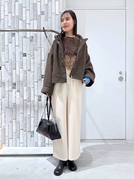 「アイテム（チョーカー）」を使った、tanasan0lepsimさん（レディース・175cm・30代）の冬コーディネート