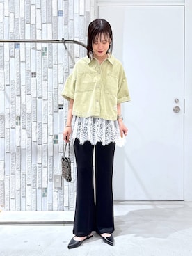 「アイテム（ショルダーバッグ）」を使った、たなさんさん（レディース・175cm・30代）の春コーディネート