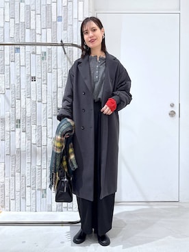 「アイテム（チョーカー）」を使った、tanasan0lepsimさん（レディース・175cm）の冬コーディネート