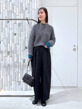 「アイテム（ネックレス）」を使った、tanasan0lepsimさん（レディース・175cm・30代）の冬コーディネート