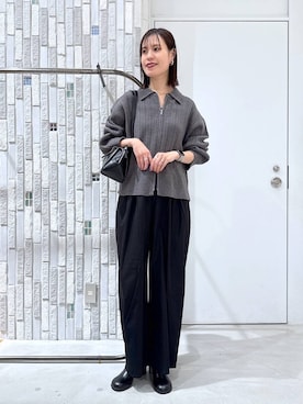 「アイテム（チョーカー）」を使った、tanasan0lepsimさん（レディース・175cm）の冬コーディネート