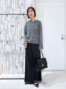 「アイテム（ニット/セーター）」を使った、たなさんさん（レディース・175cm・30代）の秋コーディネート