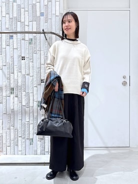 「アイテム（チョーカー）」を使った、tanasan0lepsimさん（レディース・175cm・30代）の冬コーディネート