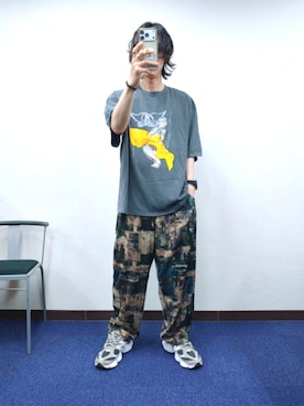 「Snow Peak（スノーピーク）のアイテム」を使った、Gladさん（メンズ・174cm）の夏コーディネート