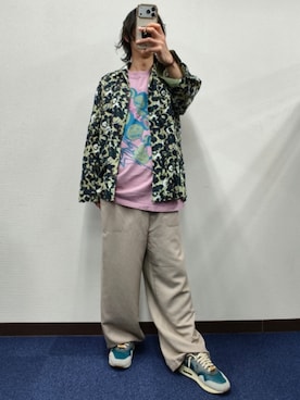 「BAYFLOW（ベイフロー）のアイテム」を使った、Gladさん（メンズ・173cm）の春コーディネート