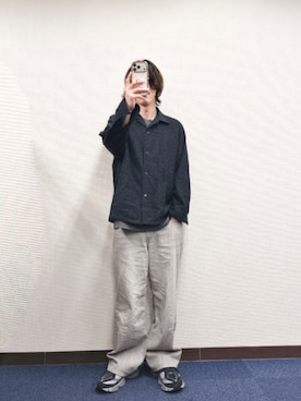 「B.C STOCK（ベーセーストック）のアイテム」を使った、Gladさん（メンズ・173cm）の春コーディネート