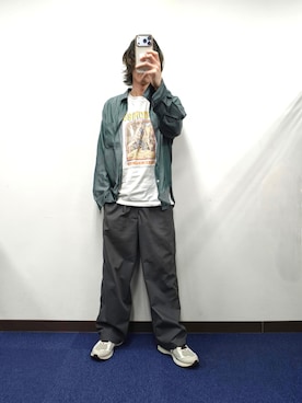 「EMMA CLOTHES（エマクローズ）のアイテム」を使った、Gladさん（メンズ・173cm）の春コーディネート