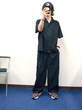 「BAYFLOW（ベイフロー）のアイテム」を使った、Gladさん（メンズ・174cm）の夏コーディネート