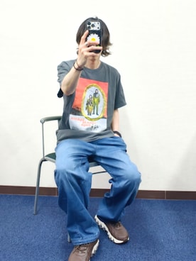 「BAYFLOW（ベイフロー）のアイテム」を使った、Gladさん（メンズ・174cm）の夏コーディネート
