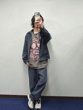 「EMMA CLOTHES（エマクローズ）のアイテム」を使った、Gladさん（メンズ・173cm）の春コーディネート