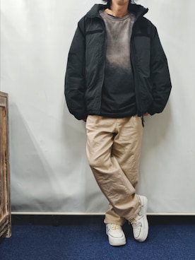 「BAYFLOW（ベイフロー）のアイテム」を使った、Gladさん（メンズ・173cm）の春コーディネート