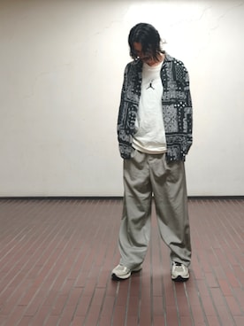 「BAYFLOW（ベイフロー）のアイテム」を使った、Gladさん（メンズ・174cm）の秋コーディネート