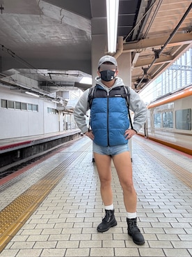 「no brand（ノーブランド）のアイテム」を使った、ヤマダ⭐️TOMOAKIさん（メンズ・168cm）の秋コーディネート