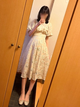 「アイテム（ワンピース）」を使った、♡YURU♡さん（レディース・175cm）の春コーディネート