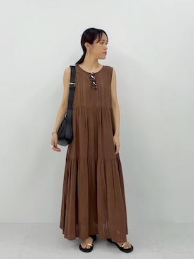 「URBAN RESEARCH Sonny Label（アーバンリサーチサニーレーベル）のアイテム（バッグ）」を使った、さいとうさん（レディース・159cm）の夏コーディネート