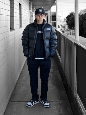 「ヌプシ」｜里琉さん（メンズ・172cm）の冬コーディネート