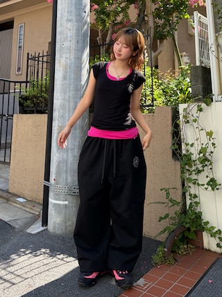 「無印良品(ムジルシリョウヒン)のアイテム(トップス)」を使った、ちゃをさん(レディース・158cm)の夏コーディネート