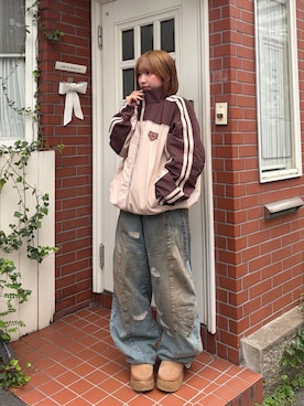 「UGG（アグ）のアイテム」を使った、ちゃをさん（レディース・158cm）の秋コーディネート