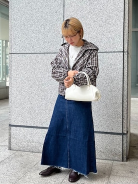 「JVAM（ジェーヴィエーエム）のアイテム」を使った、senさん（レディース・154cm）の秋コーディネート