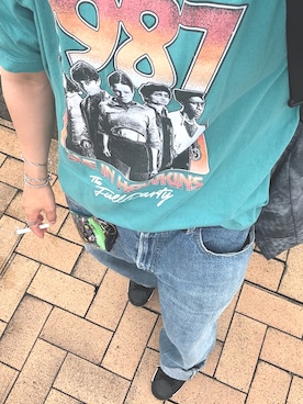 「EDWIN（エドウィン）のアイテム（パンツ）」を使った、こつきさん（レディース・159cm）の秋コーディネート