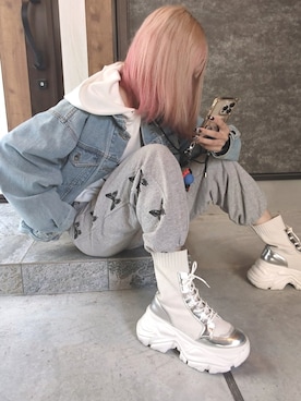 「PAGEBOY（ページボーイ）のアイテム」を使った、kanakoさん（レディース・164cm）の秋コーディネート