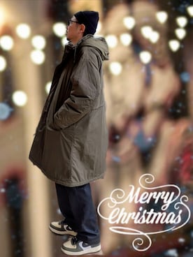 「Dickies（ディッキーズ）のアイテム」を使った、kingtessyさん（メンズ・186cm）の冬コーディネート