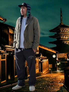 「OLD NAVY（オールドネイビー）のアイテム」を使った、kingtessyさん（メンズ・186cm）の春コーディネート