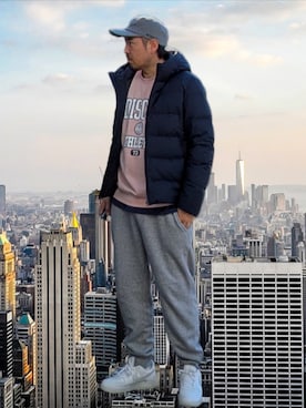 「DISCUS（ディスカス）のアイテム」を使った、kingtessyさん（メンズ・186cm）の冬コーディネート