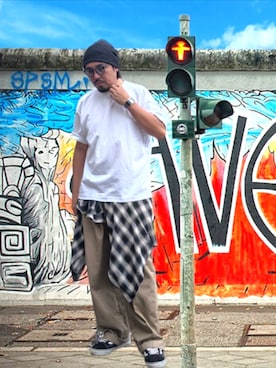 「VANS（バンズ）のアイテム」を使った、kingtessyさん（メンズ・186cm）の秋コーディネート