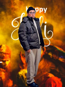 「LION HEART（ライオンハート）のアイテム」を使った、kingtessyさん（メンズ・186cm）の冬コーディネート