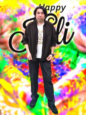 「Clarks（クラークス）のアイテム（シューズ）」を使った、kingtessyさん（メンズ・186cm）の春コーディネート