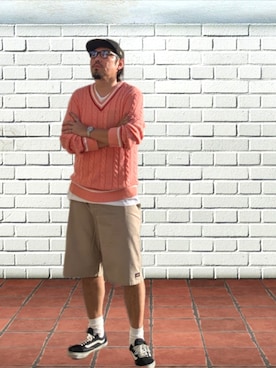 「VANS（バンズ）のアイテム」を使った、kingtessyさん（メンズ・186cm）の秋コーディネート