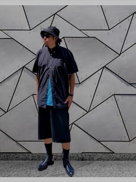 「Ray-Ban（レイバン）のアイテム」を使った、kingtessyさん（メンズ・186cm）の夏コーディネート