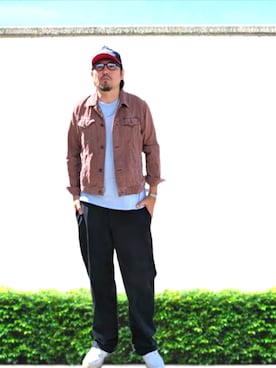「SBG（エスビー）のアイテム」を使った、kingtessyさん（メンズ・186cm）の秋コーディネート