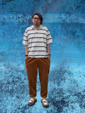 「GAP（ギャップ）のアイテム」を使った、kingtessyさん（メンズ・186cm）の春コーディネート