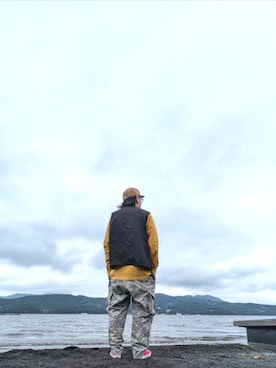 「Dickies（ディッキーズ）のアイテム」を使った、kingtessyさん（メンズ・186cm）の秋コーディネート