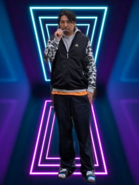 「アイテム（パンツ）」を使った、kingtessyさん（メンズ・186cm）の冬コーディネート