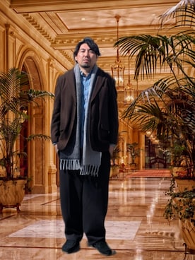 「OLD NAVY（オールドネイビー）のアイテム」を使った、kingtessyさん（メンズ・186cm）の冬コーディネート