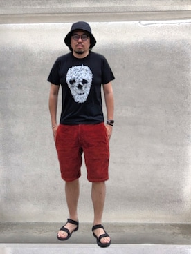 「Teva（テバ）のアイテム」を使った、kingtessyさん（メンズ・186cm）の夏コーディネート