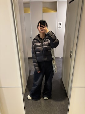 「EYEVAN（アイヴァン）のアイテム」を使った、ニユさん（レディース・156cm）の冬コーディネート