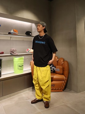 「KEBOZ（ケボズ）のアイテム」を使った、Hoshiさん（メンズ・177cm）の春コーディネート