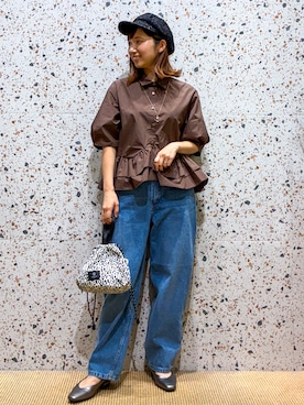 さくらさん（レディース・161cm）の秋コーディネート