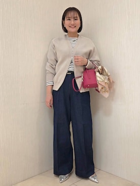 「SOUP（スープ）のアイテム」を使った、naokoさん（レディース・165cm）の春コーディネート